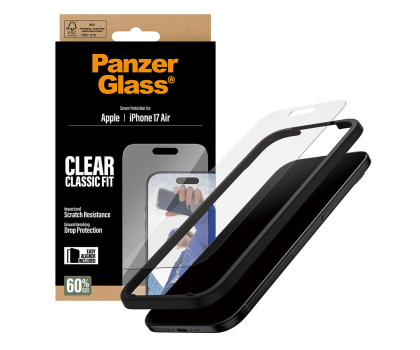 Szkło i folia ochronna PanzerGlass Classic Fit EasyAligner do iPhone Air